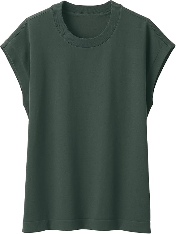 Amazon 無印良品 Tシャツ Uvカット強撚スリーブレスニットtシャツ レディース Tシャツ カットソー 通販