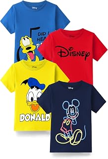 Kuchipoo © Disney Boys Half Sleeves Regular Fit Cotton T-Shirt Price In India