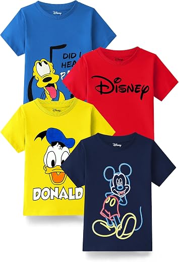 Kuchipoo © Disney Boys Half Sleeves Regular Fit Cotton T-Shirt