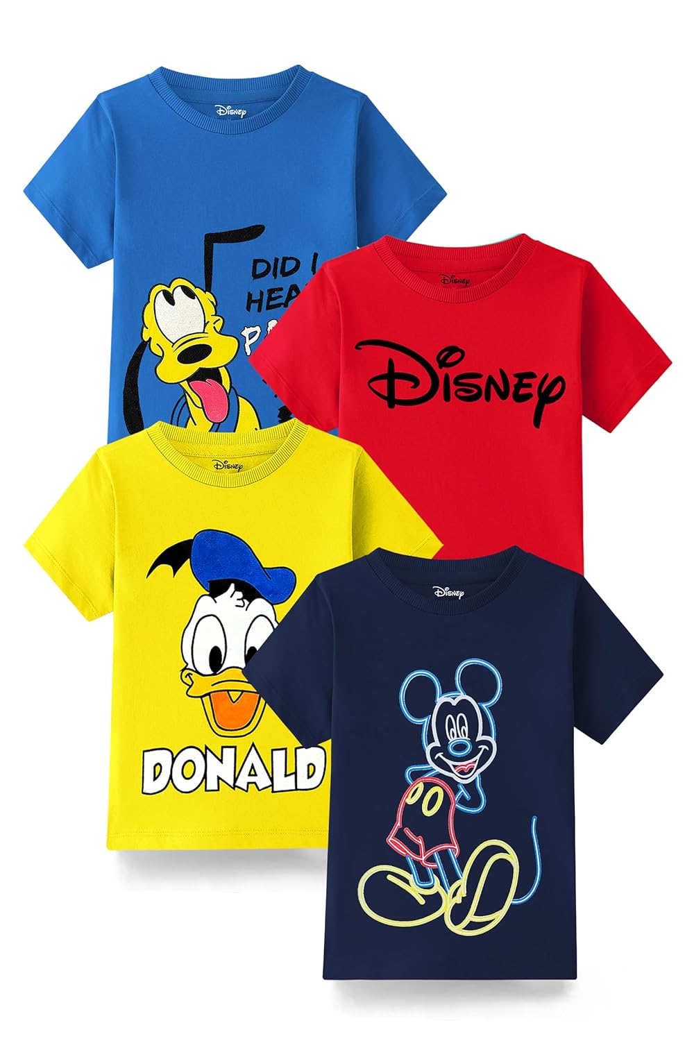 Kuchipoo © Disney Boys Half Sleeves Regular Fit Cotton T-Shirt