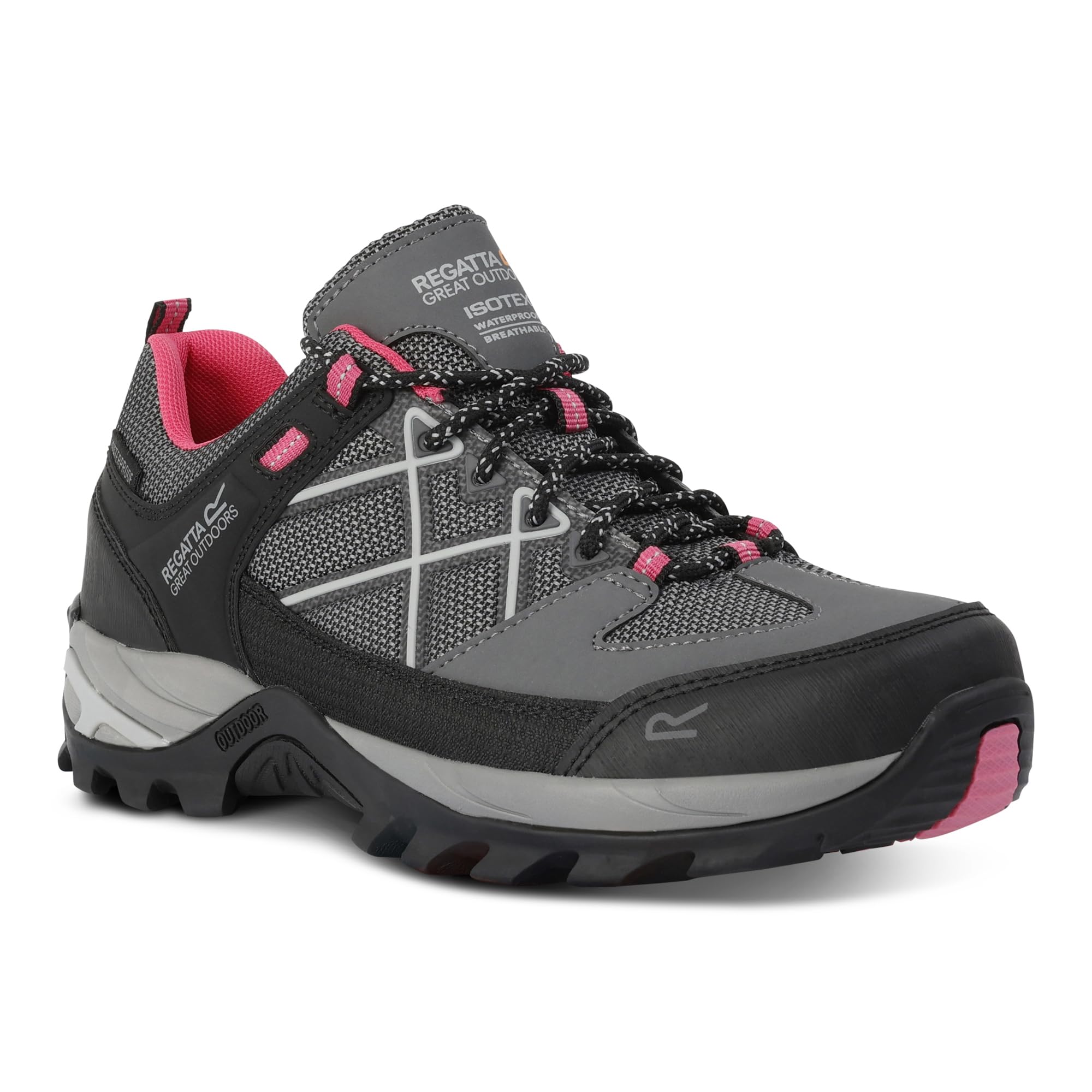 Regatta Lady Samaris III Low Cut Walking Shoes Waterproof Durable Hiking Footwear