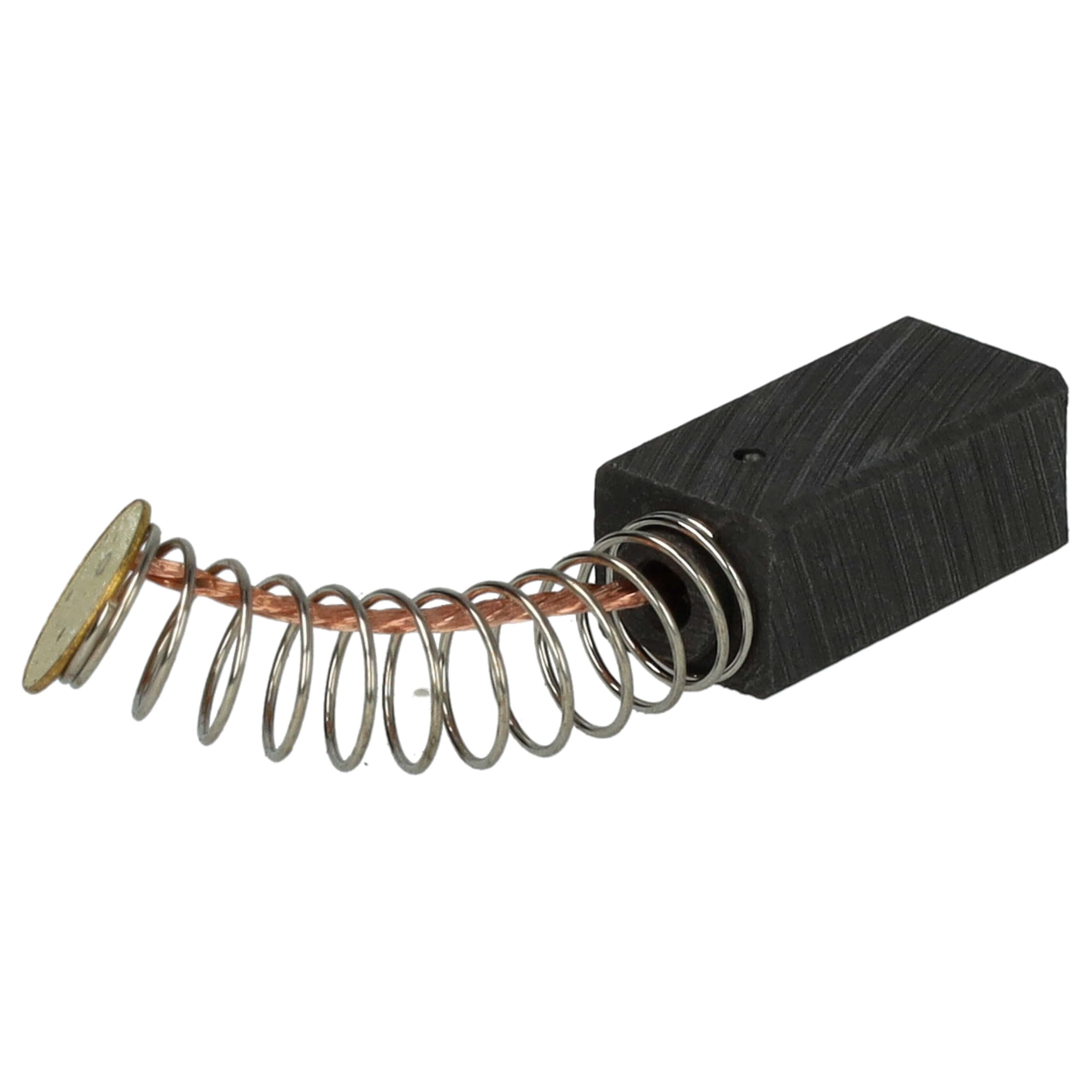 vhbw 2x spazzola carbone compatibile con Bosch CSB 550 RE (Nr. 0 603 167 603), CSB 550-2 (Nr. 0 603 167 103) utensile elettrico + molla