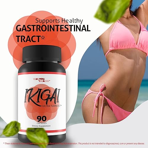 Miniatura 6 de Ikigai Ultra Turmeric - Suplemento natural de curcumina de cúrcuma y raíz de jengibre - Fórmula avanzada de apoyo inmunológico - Promueve la salud