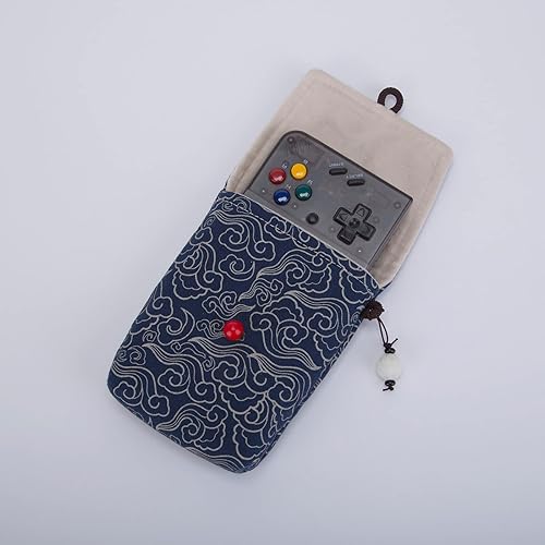 Miniatura 4 de TIKIA Miyoo Mini Plus - Funda de transporte para consola de juegos retro con protector de pantalla, bolsa de almacenamiento protectora para consola
