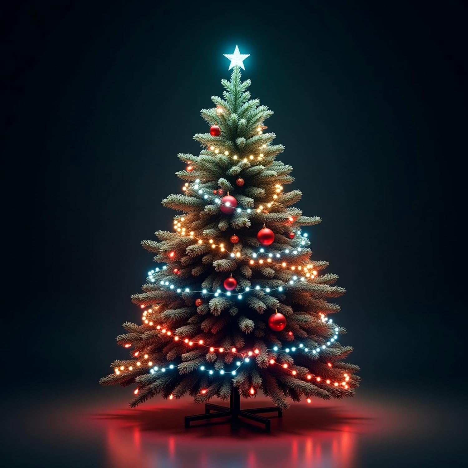 200 LED Christmas String Lights, 70FT Cold White Green Wire Christmas String Lights for Indoor &Outdoor Holiday and Tree Decor, Patio Hanging Lighting Decorations, UL Certified
