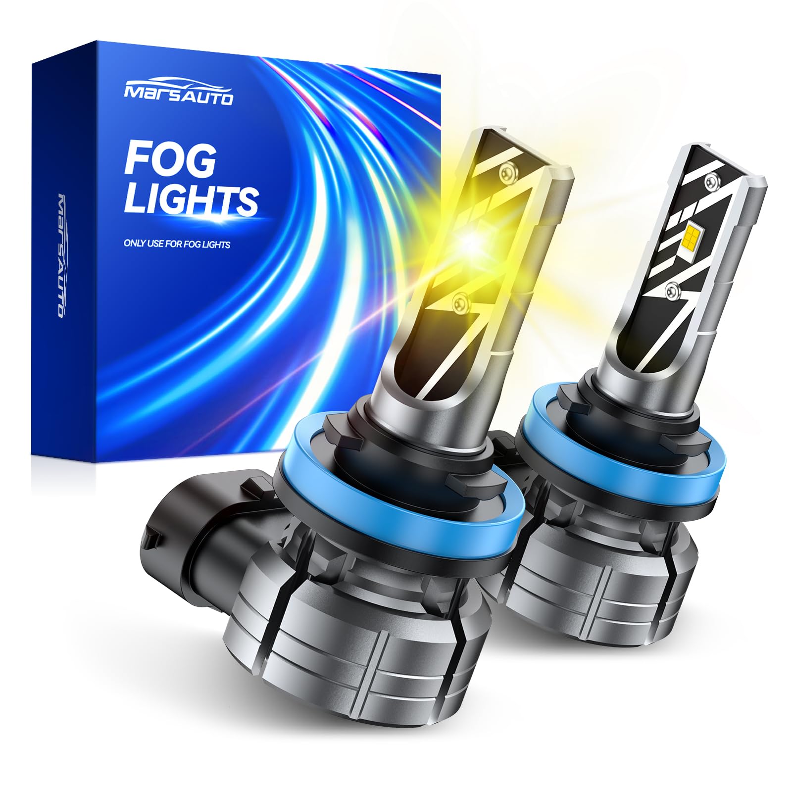 H11/H8 LED Fog Light Bulbs Yellow