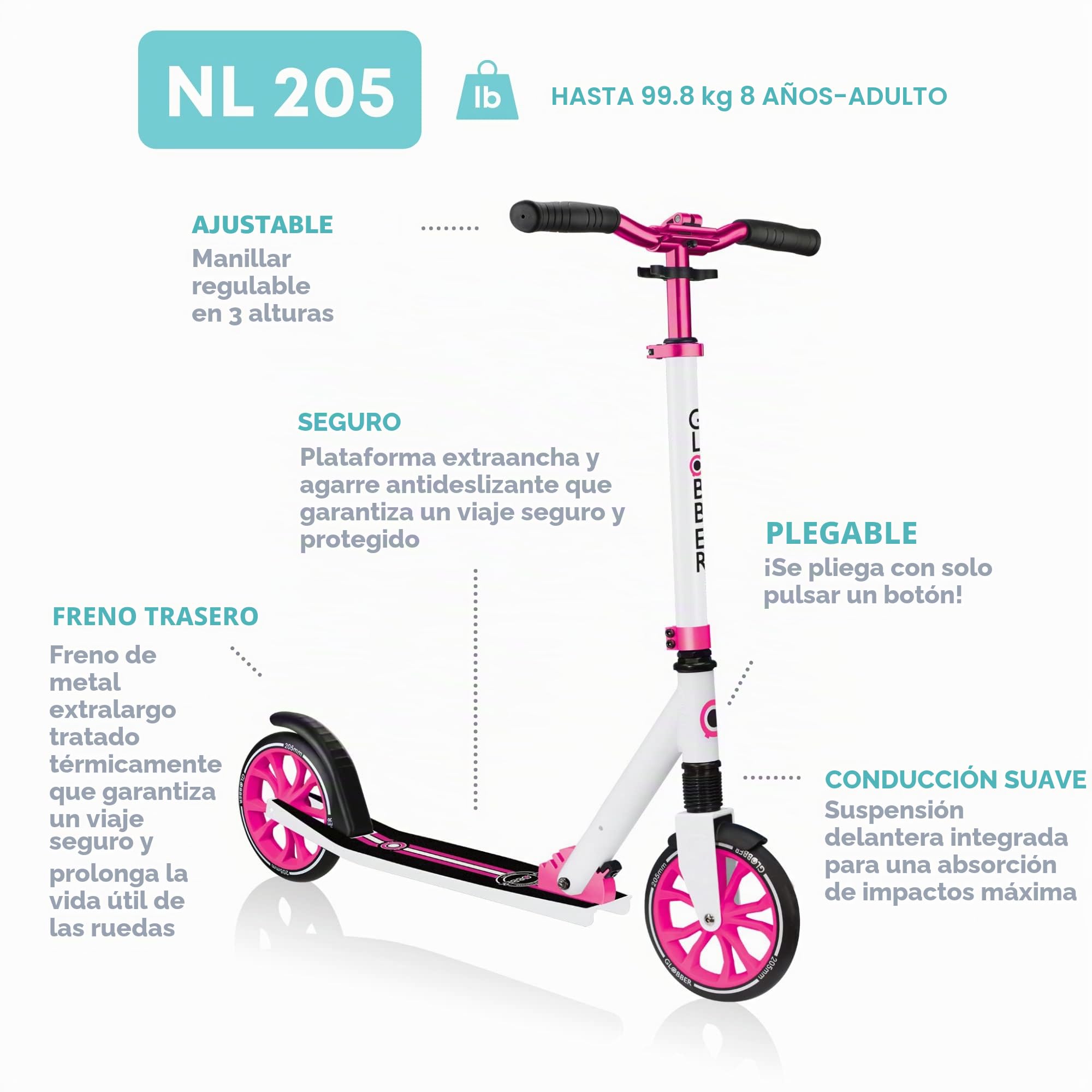 Globber Unisex Jugend NL 205 Scooter