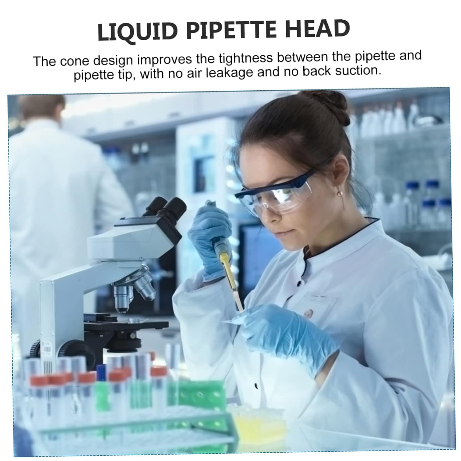 300pcs Transparent Pipette Tips Nozzle for Lab Analysis for Liquid to Use Minimize Sample Loss Practical Pipettor Tips for Experiments