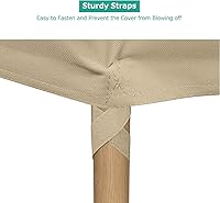 Vista 5 de SunPatio Paquete de 2 fundas para sillas de exterior, resistentes e impermeables, para asientos profundos, protección para todo tipo de clima