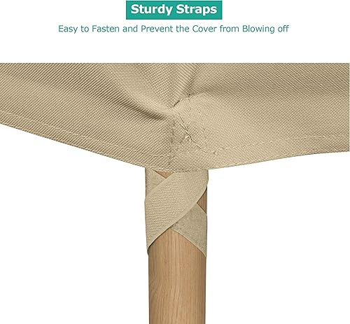 Miniatura 5 de SunPatio Paquete de 2 fundas para sillas de exterior, resistentes e impermeables, para sillas de asiento profundo, protección para todo tipo de