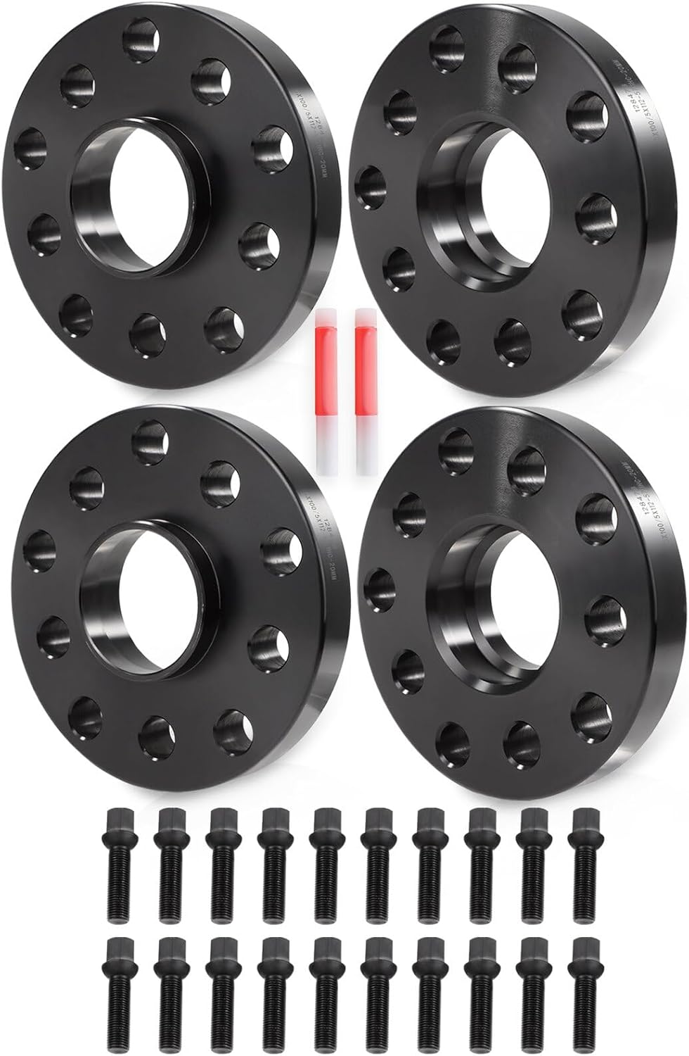 OCPTY 4PCS 5x100/5x112 Wheel Spacers 20mm Wheel Adapters 14x1.5 Studs 57.1mm Center fit for 1998-2020,2022 for Audi for A3 / 1996-2007 for Audi for A4 / 1995-2010 for Audi for A6