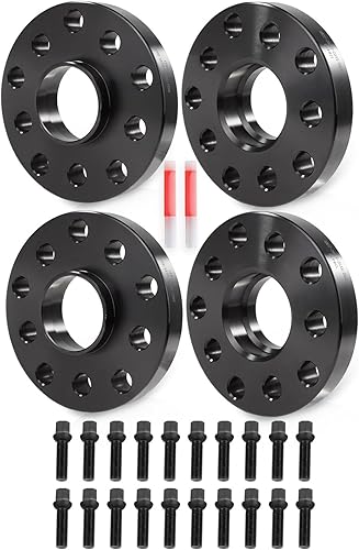 Miniatura 1 de WHEELTECH Espaciadores de rueda de 0.787 in 5X1005x112 para Audi A3 1998-2022, para Audi A4 1996-2007, para Audi A6 1995-2010, 4 adaptadores de