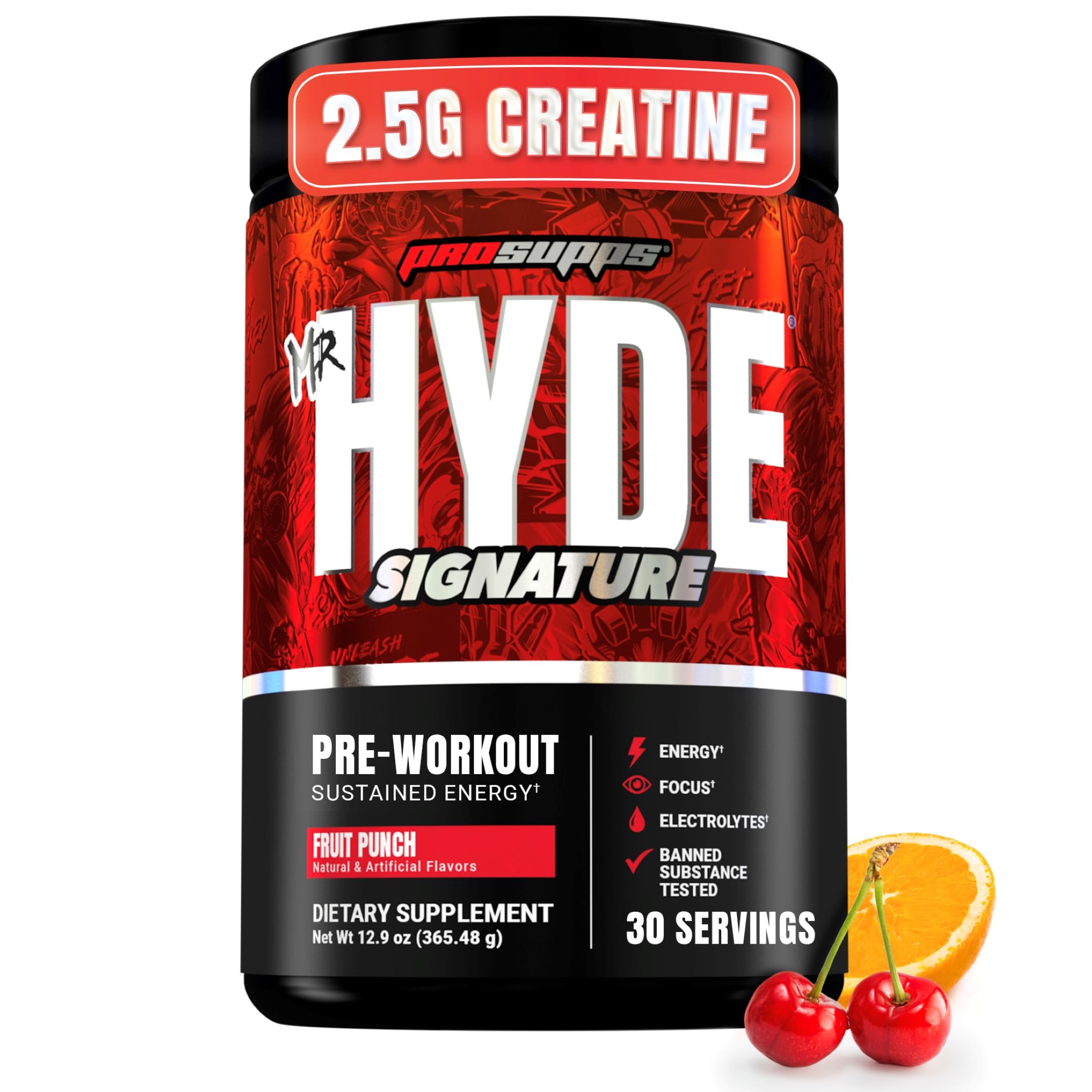 ProSupps Mr. Hyde Signature Pre Workout Drink Mix, Fruit Punch — Amazon image 17