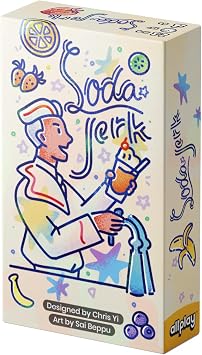 Allplay Soda Jerk Board Game - Make Delicious Drinks While Also Being A Jerk - Designed By The Dice Towers Chris Yi - Bluffing Commodity Speculation Game - 15 Min 2-4 Players Ages 6+
