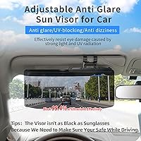 Vista 1 de Extensor de visera solar – Bloqueador solar para coche – Extensor de visera de coche antirreflejo no polarizado – Extensión de visera de coche