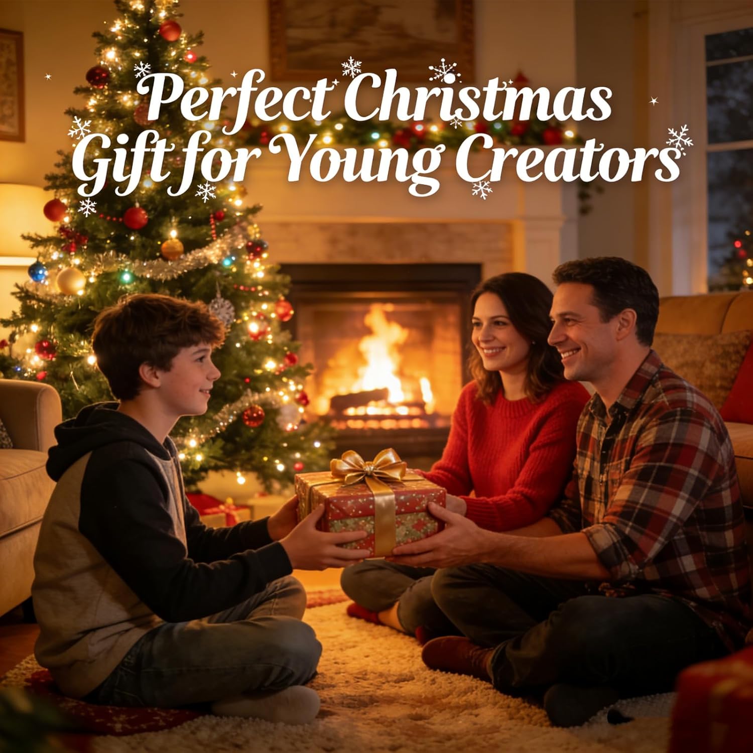 Image illustrating the 164ft/50m transmission distance of the Kinglucky M58 microphone system in an open outdoor setting.