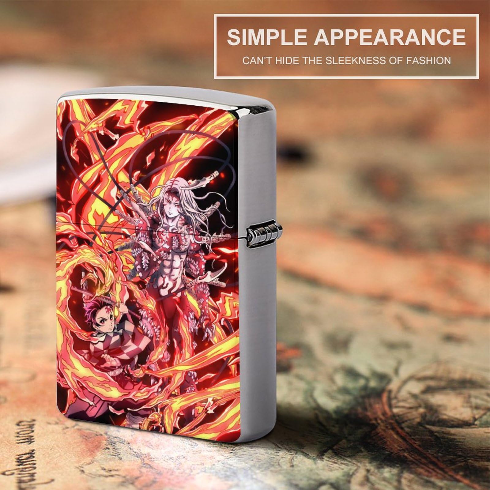 Amazon.co.jp: ライターケース 鬼滅の刃 炎柱 煉獄杏寿郎 ZIPPO