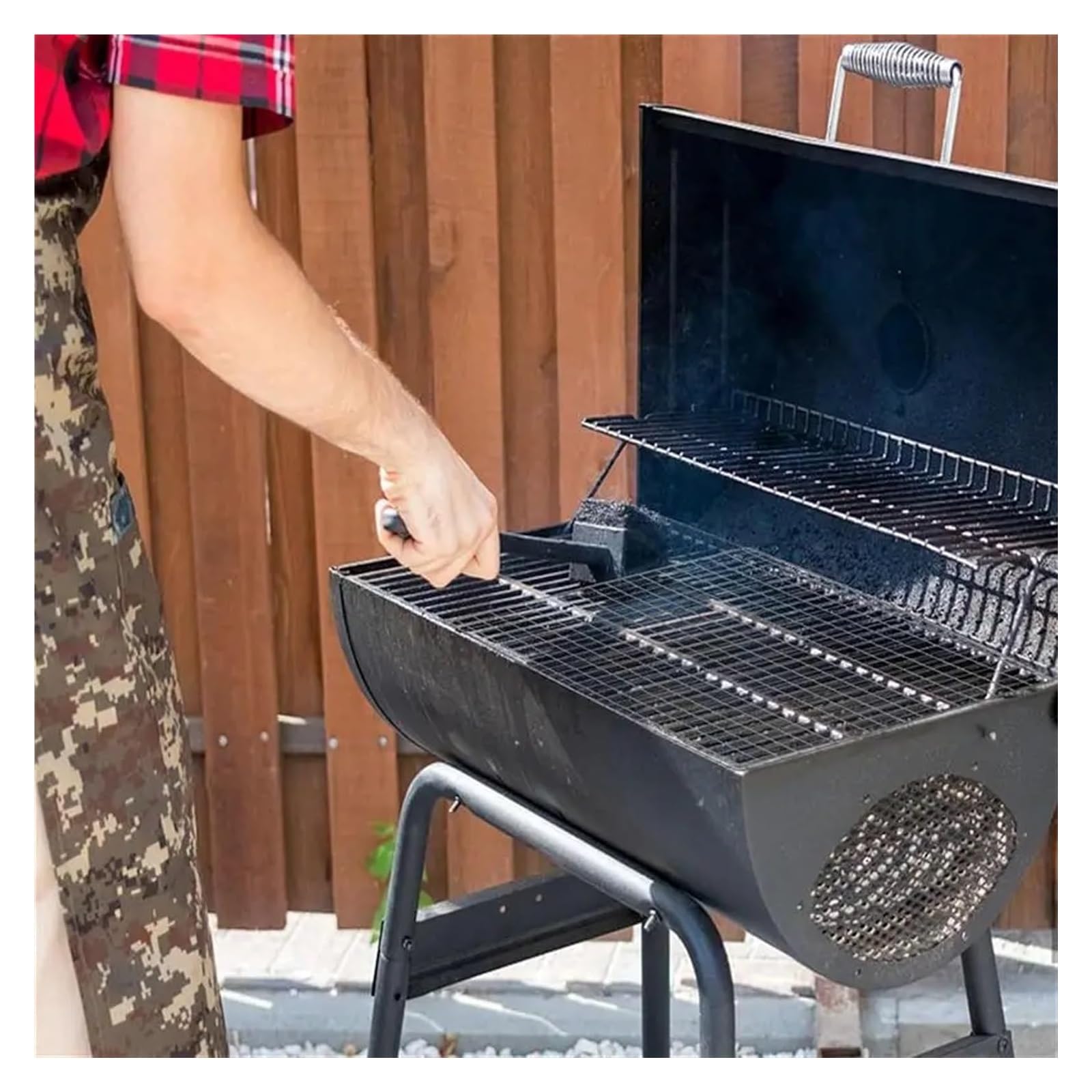 Artykuły do ​​pieczenia, Ruszty Ruszty Maty do grillowania Siatka wymienna Siatka druciana Siatka do grillowania Aktywności na świeżym powietrzu Gotowanie Akcesoria do grilla(26x44cm)