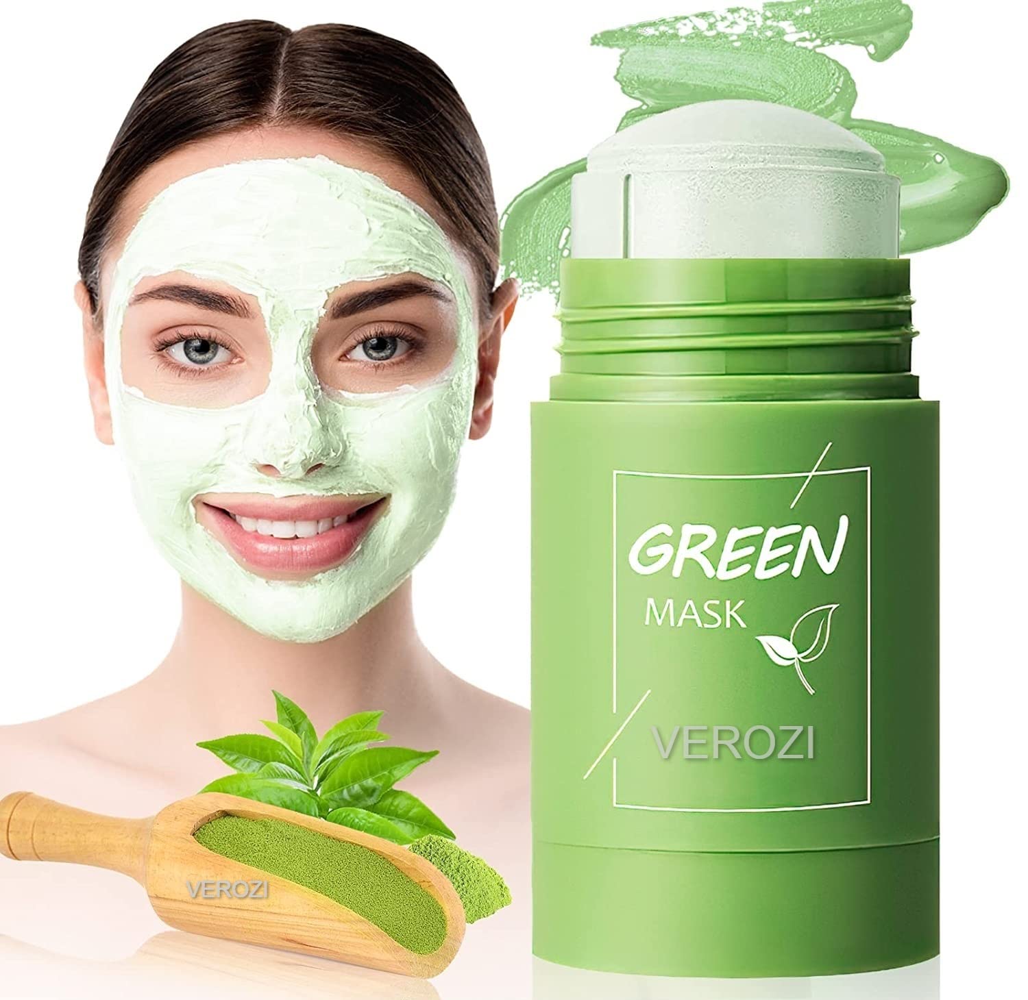 Buy Verozi Green Tea Deep Cleanse Mask Stick Black Head Remover for