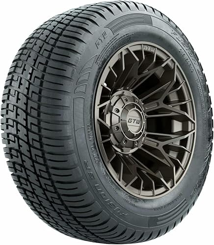 GTW Juego de ruedas y neumáticos para carrito de golf de 12 pulgadas  GTW Stellar ruedas de bronce mate en 21550-12 (20.5") Fusion SR neumáticos disponible en Yaxa Peru