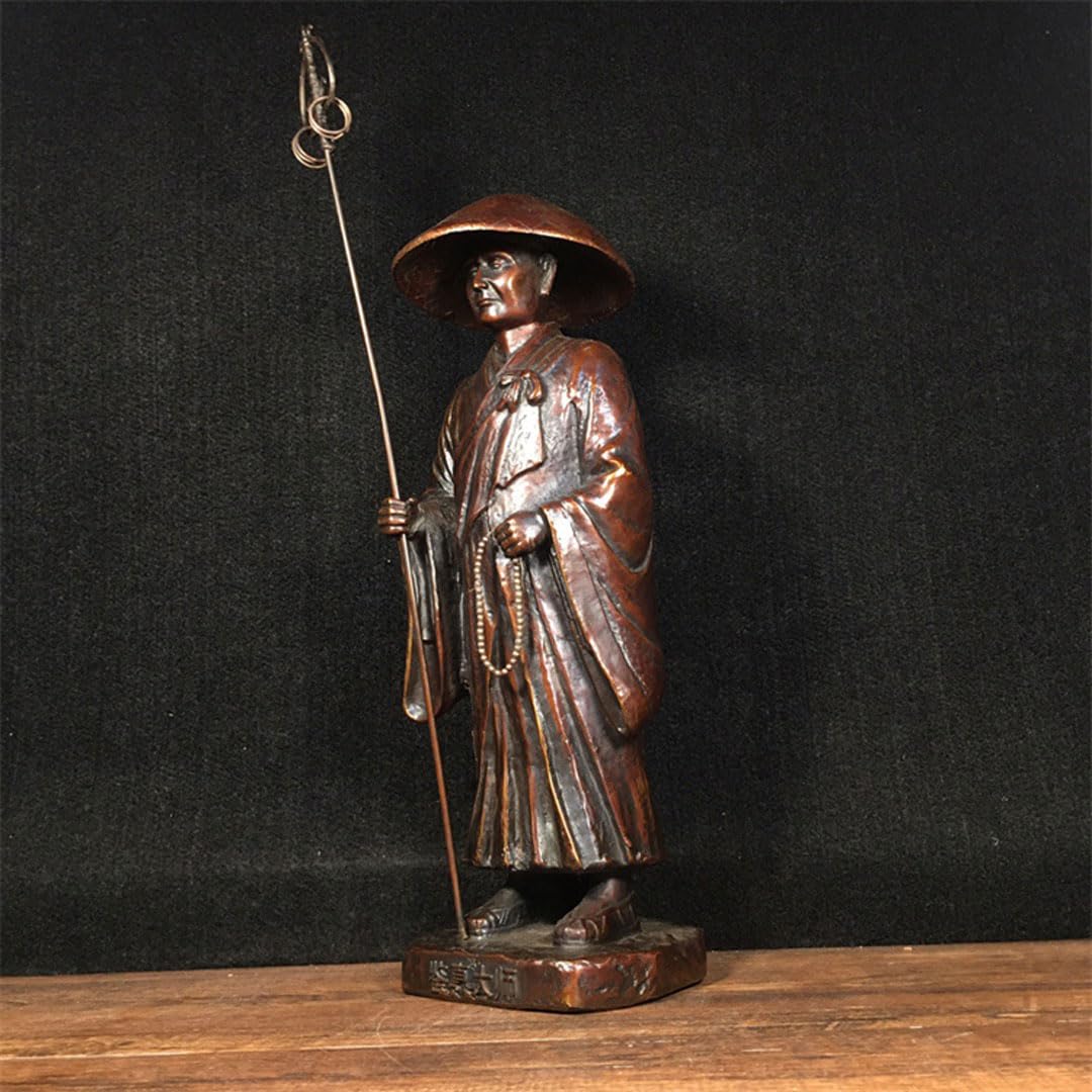 Amazon｜仏像【鑑真和上】ブロンズ像 33cm「高僧・祖師」天台宗 無病
