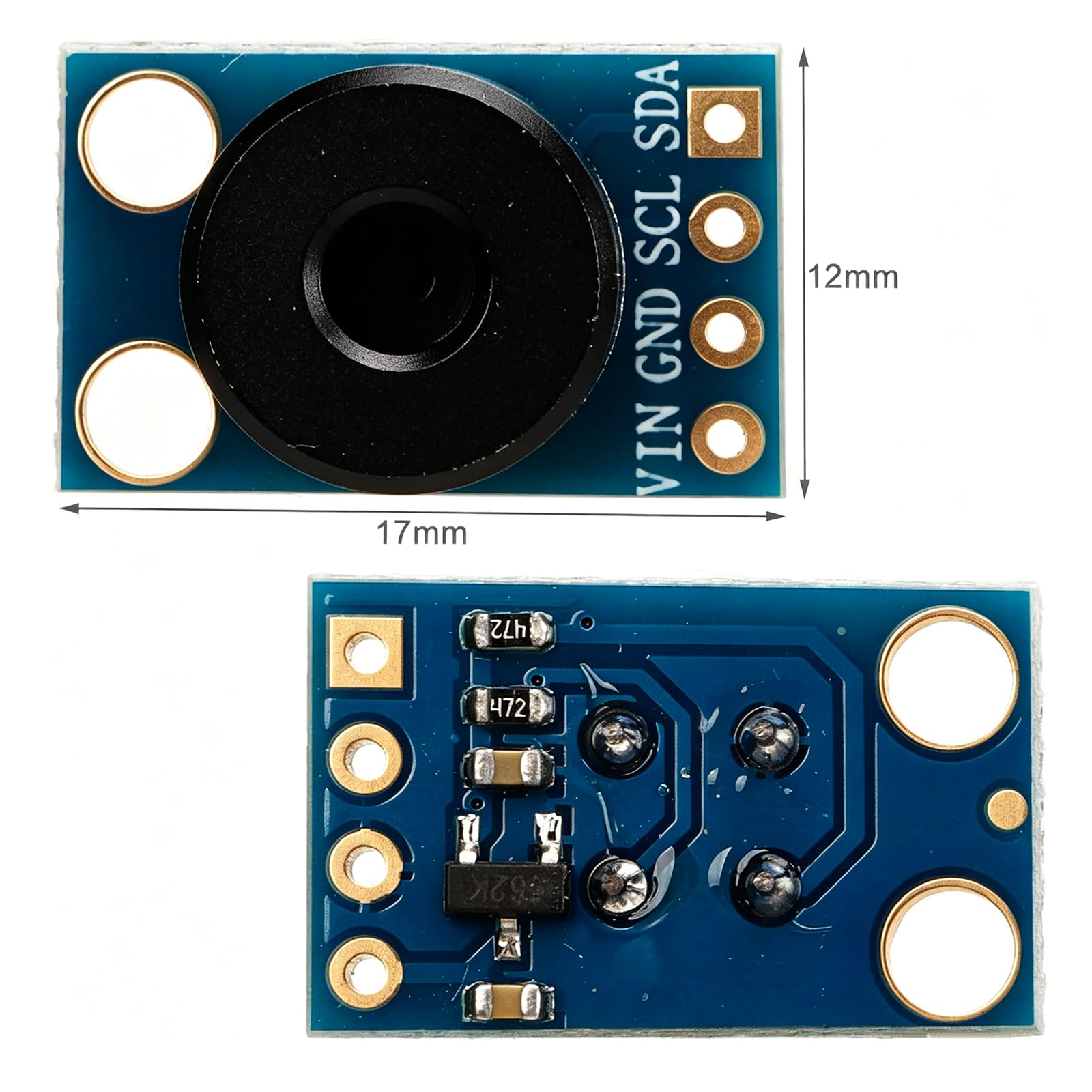 Module de Température Infrarouge Mlx90614, -70 À 382,2°C Module de Contrôle de Capteur Ir Détecteur de Température Sans Contact Gy-906-Bcc Mlx90614Esf, pour Climatisation, Détection de Mouvement