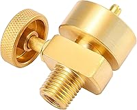 Vista 7 de Adaptador de Codo de Quemador de Propano de 1LB, Convertidor de Codo de Quemador de Antorcha de Gas Propano Mapp de 1LB Una Libra, Conector de 90