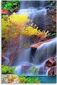 Amazon 美しい風景画 キャンバスポスター寝室の装飾スポーツ風景オフィスルームの装飾ギフト キャンバスポスター壁アートの装飾リビングルームの寝室の装飾のための絵画の印刷 08x12inch x30cm ウォールステッカー オンライン通販