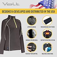 Vista 4 de Volt - Media cremallera térmica térmica de 5 V para mujer, perfecta para calentar el núcleo de tu cuerpo