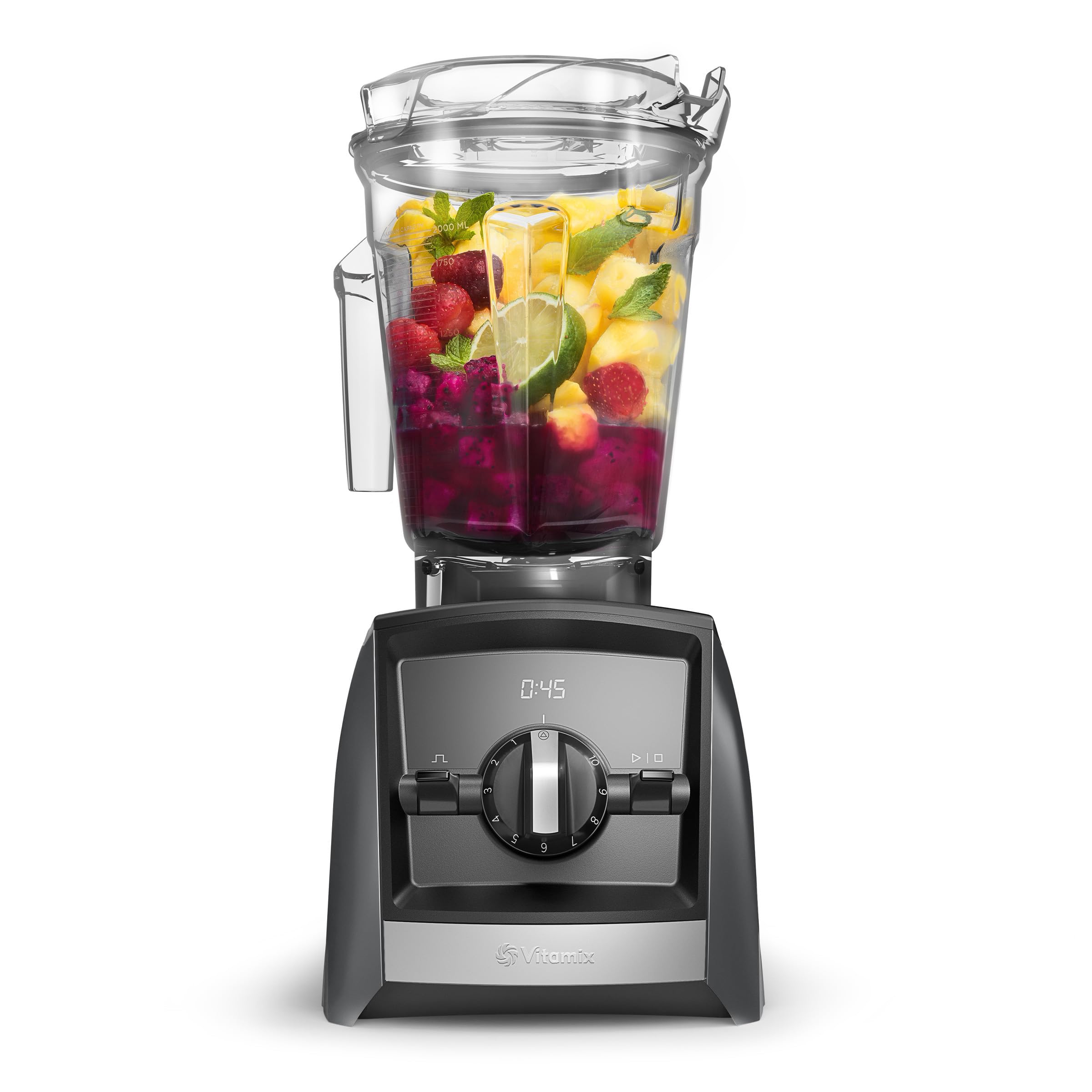 Vitamix A2300 Ascent Series Smart Blender, Professional-Grade, 64 oz Low-Profile Container, Slate
