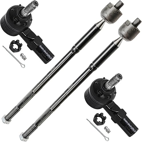 Miniatura 47 de Detroit Axle - 4 barras de acoplamiento delanteras para Hyundai Elantra Forte Koup Forte5, 4 extremos de barra de acoplamiento interiores y