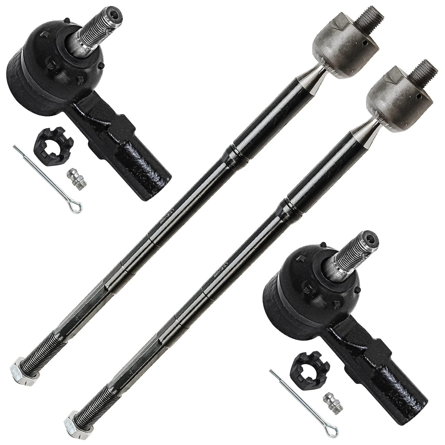 Amazon.com: Detroit Axle - FWD Front 4pc Tie Rods for 03-08