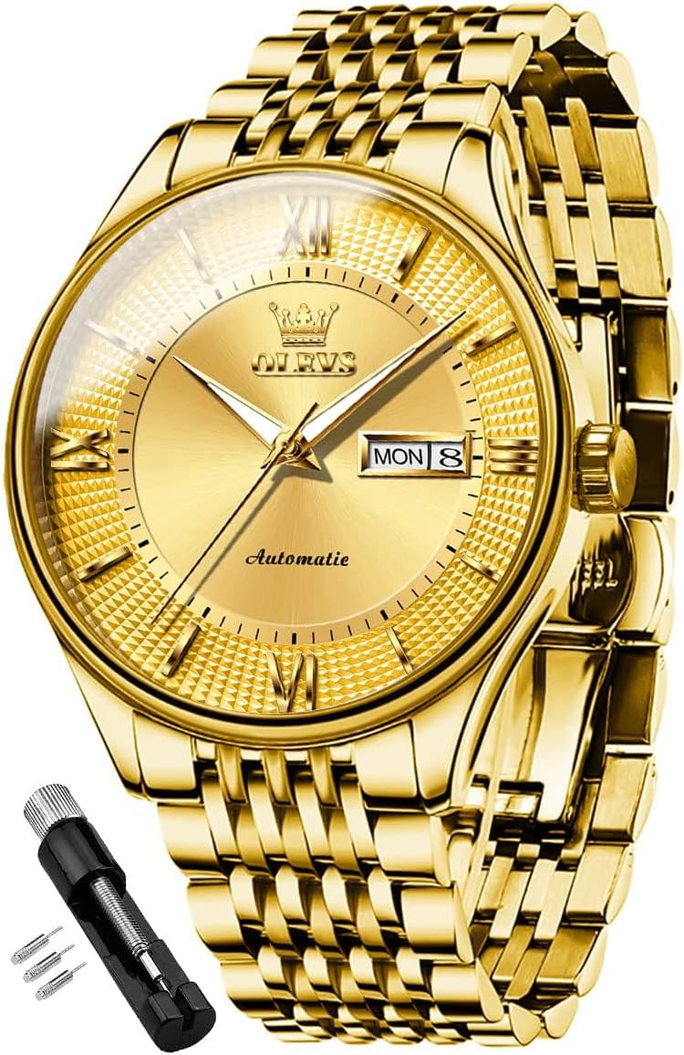 OLEVS Reloj Automático de Vestido De Acoplamiento Uruguay Ubuy