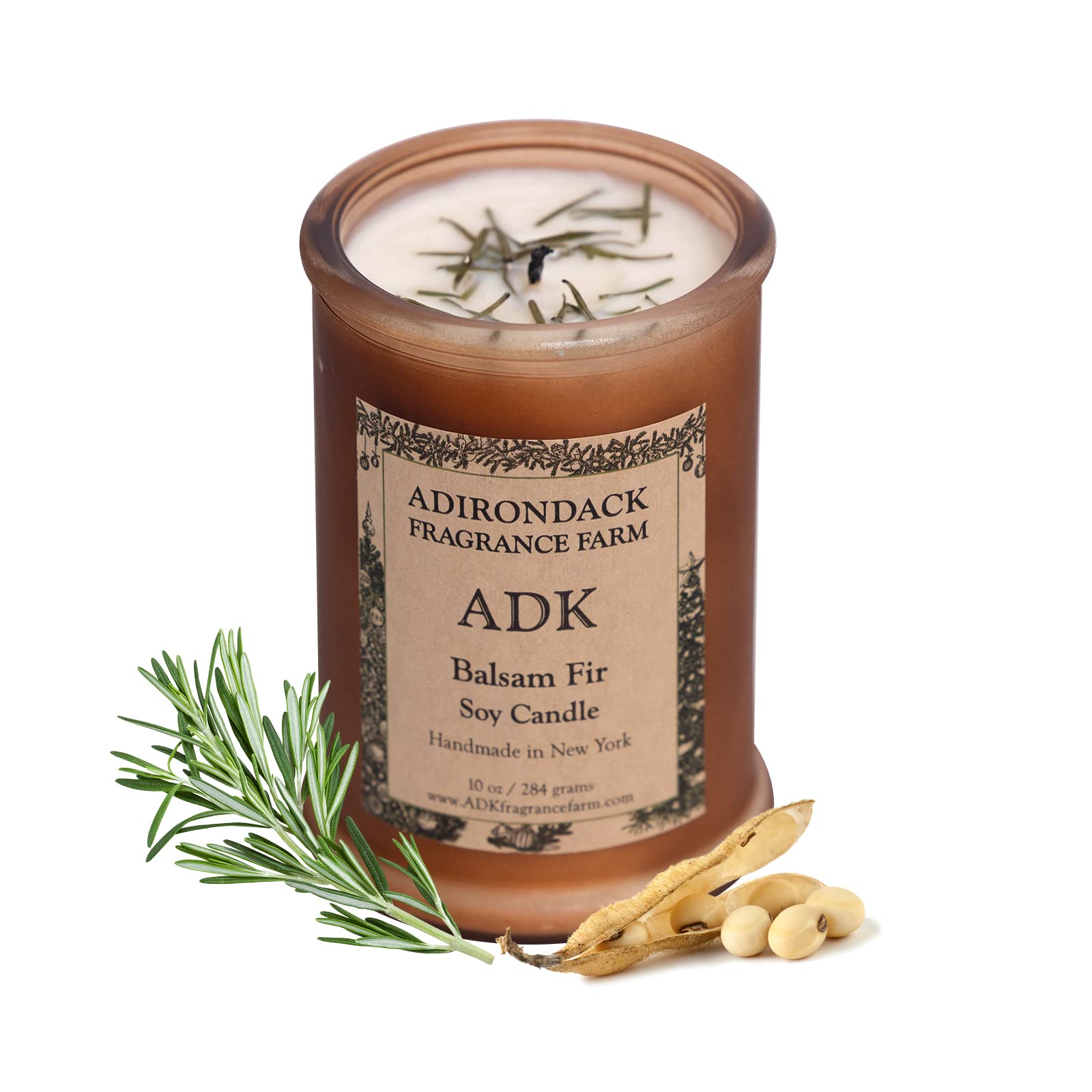 Balsam Fir Scented Candle, Plant Based Aromatherapy Candle for Home Decor & Kitchen Décor, 50Hrs of Burn Time, Wax Jar Candles for Relaxation, Natural Candles Gift for Mother’s Day