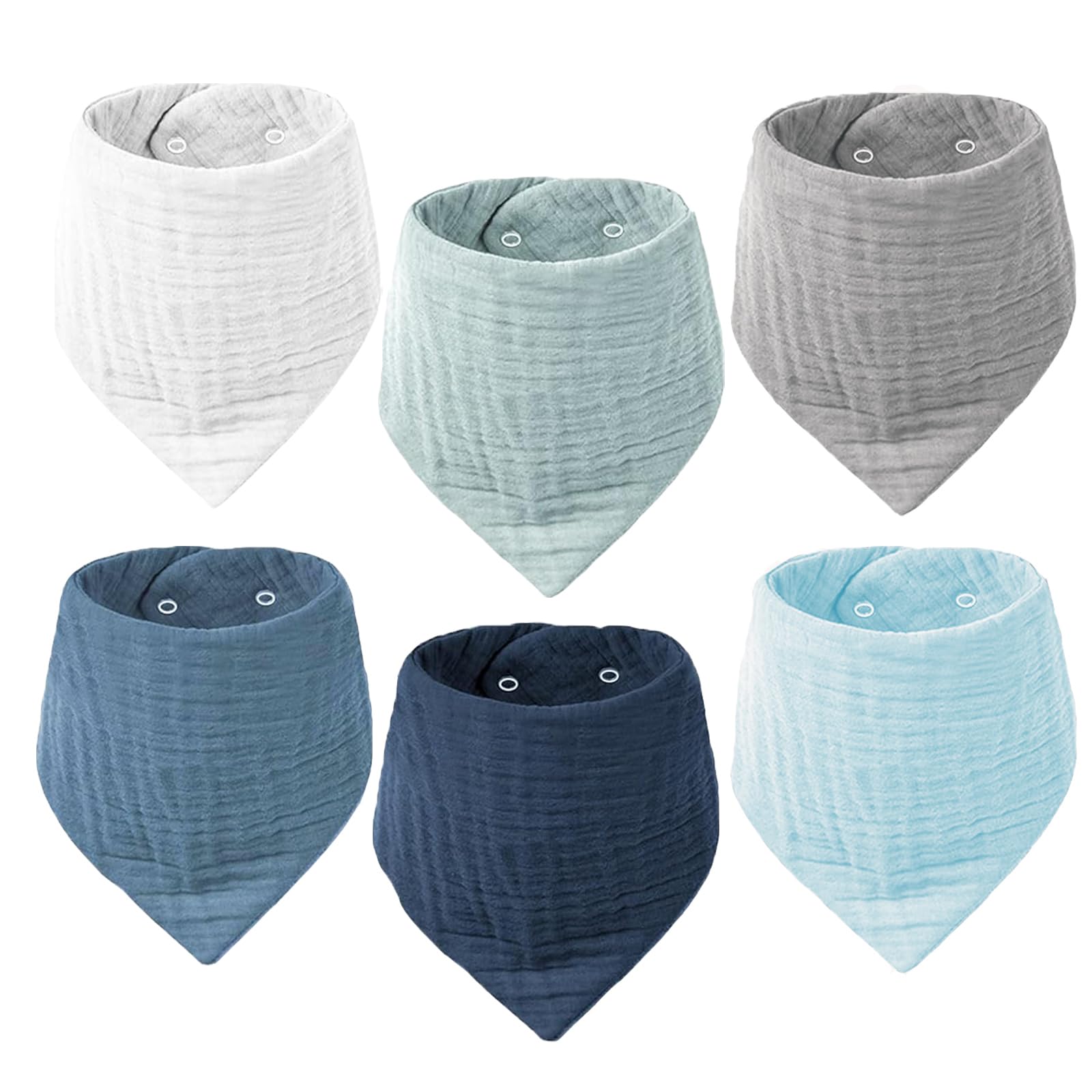 VOMARHUG Muslin Baby Lätzchen,10 Stück Sabberlätzchen Baby,Muslin Dreieckstuch Baby,Super Saugfähige Bio-Baumwoll Halstuch Baby,Lätzchen für Säugling Kleinkinder