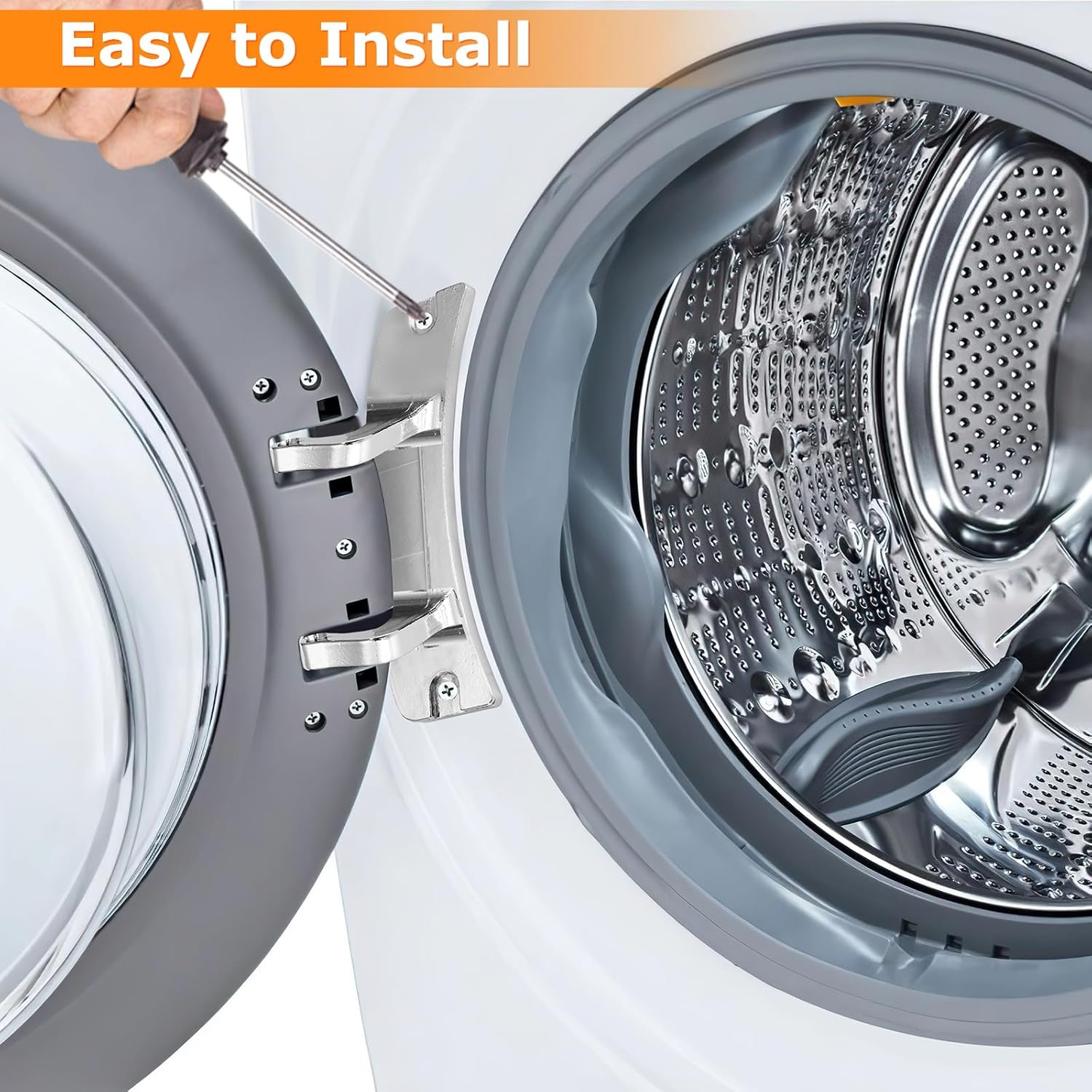 4774EL2001A Dryer Door Hinge for LG Dryers Replacement Parts AP5071336 1267586 PS3523444 PD00026456 EAP3523444