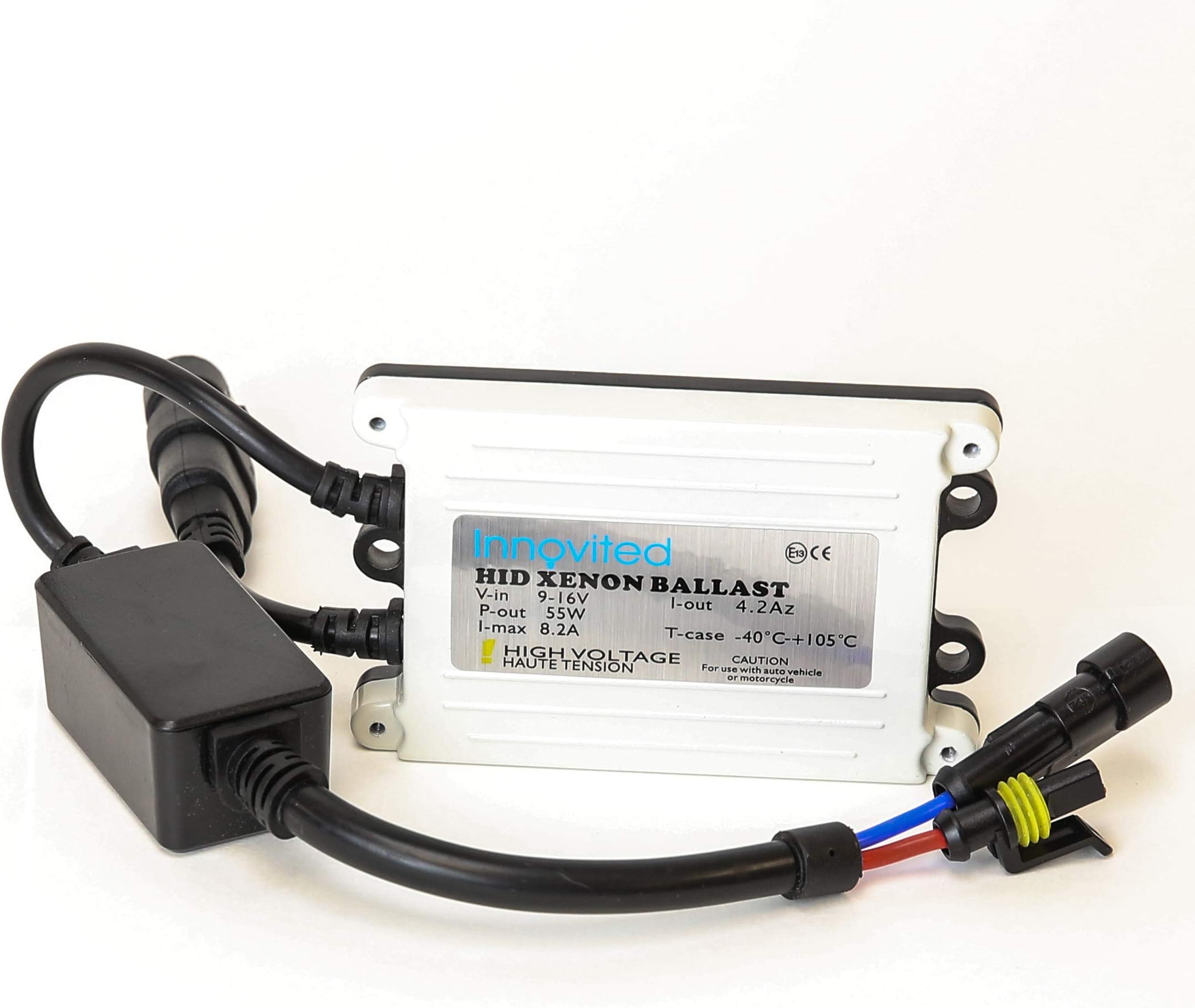 Innovited 55W AC Slim Digital HID Xenon Replacement Ballast For H11 H7 H8 H9 H4 H1 H13 9005 9006 9007 Universal Fit