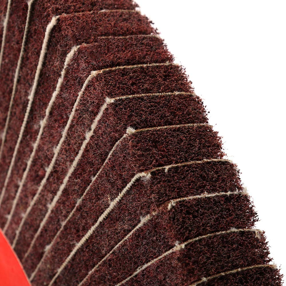 4 '- - 12' 'Non Tessuto Nylon in Nylon abrasivo abrasivo Ruota idraulica 320# Spessore 25mm 100/125/150/200/250/300 mm (Colore : 300mm)