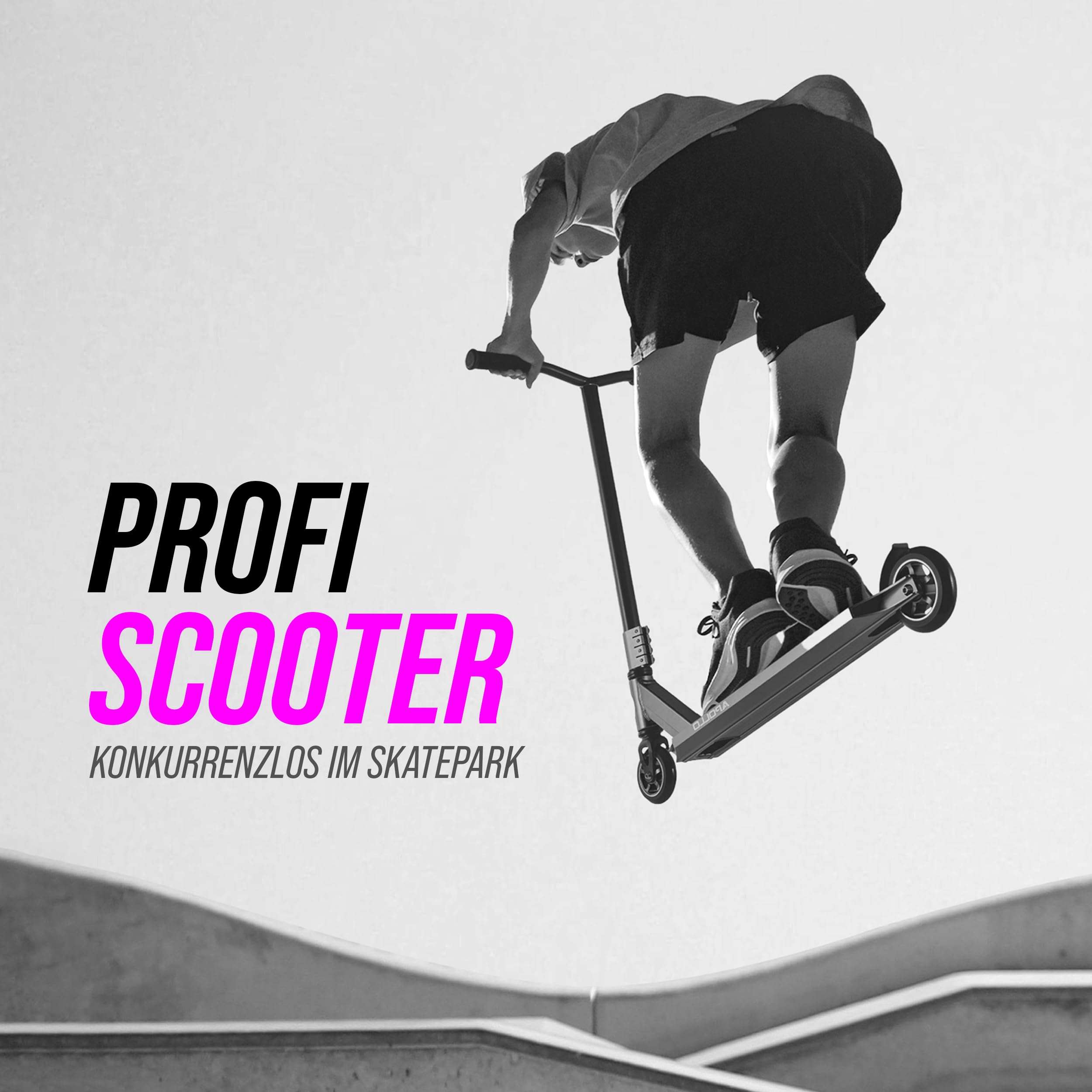 Apollo Stuntscooter Hawk - Freestyle Kickscooter für Kinder und Erwachsene, Kinderroller, Trick Roller für Jungen und Mädchen ab 6 Jahren, Stunt Scooter für Beginner und erfahrene Kids, Stunt Roller