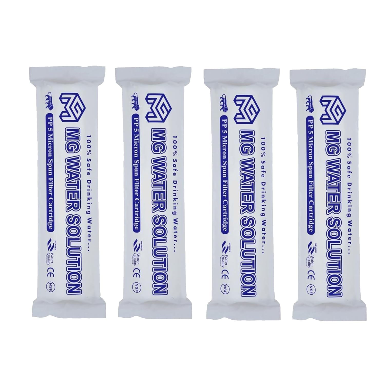 MG WATER SOLUTION PP5 Micron 10 Inch Filter Candle/Spun Cartridge, Compatible for All RO, UV, UF Water Purifiers (4)-picture-26