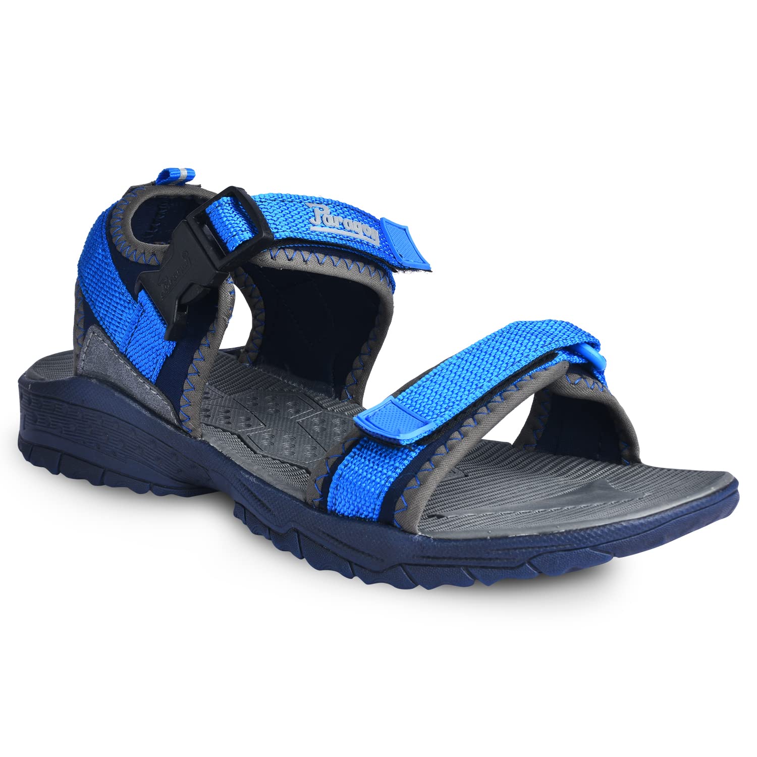 PARAGON FBK1415G Mens Stylish Outdoor Blue Velcro Sandals | Comfortable Sandals for Daily Outdoor Use | Casual, Durable & Lightweight Sandals with Cushioned Soles (B0BNKS5D37) Amazon Price History, Amazon Price Tracker