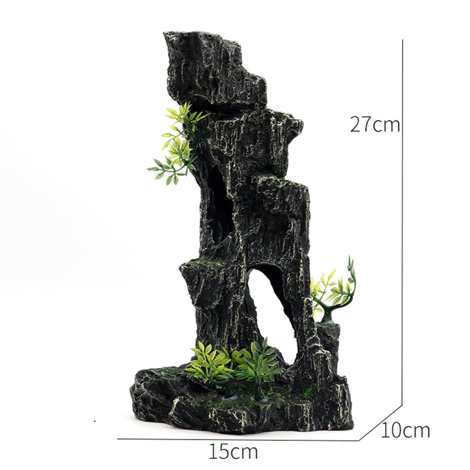 1 pieza de planta rocalla for acuario, decoración pecera, paisajismo, accesorios decorativos for 047(21)