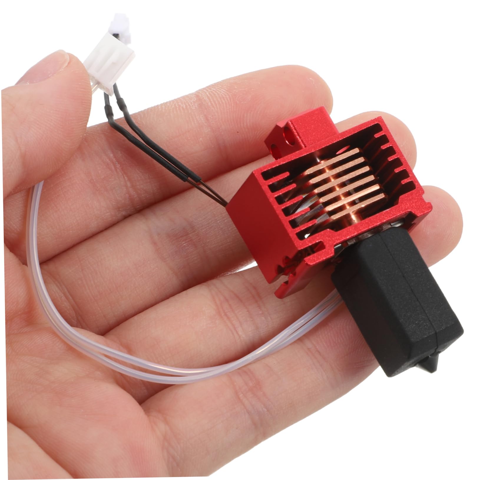 Hotend per Stampante 3d Tz-3.0 Compatibile con Serie X Carbon | Set 1 Pezzo, Rosso, Alluminio e Acciaio, Ugelli Removibili 0,4mm e 0,6mm