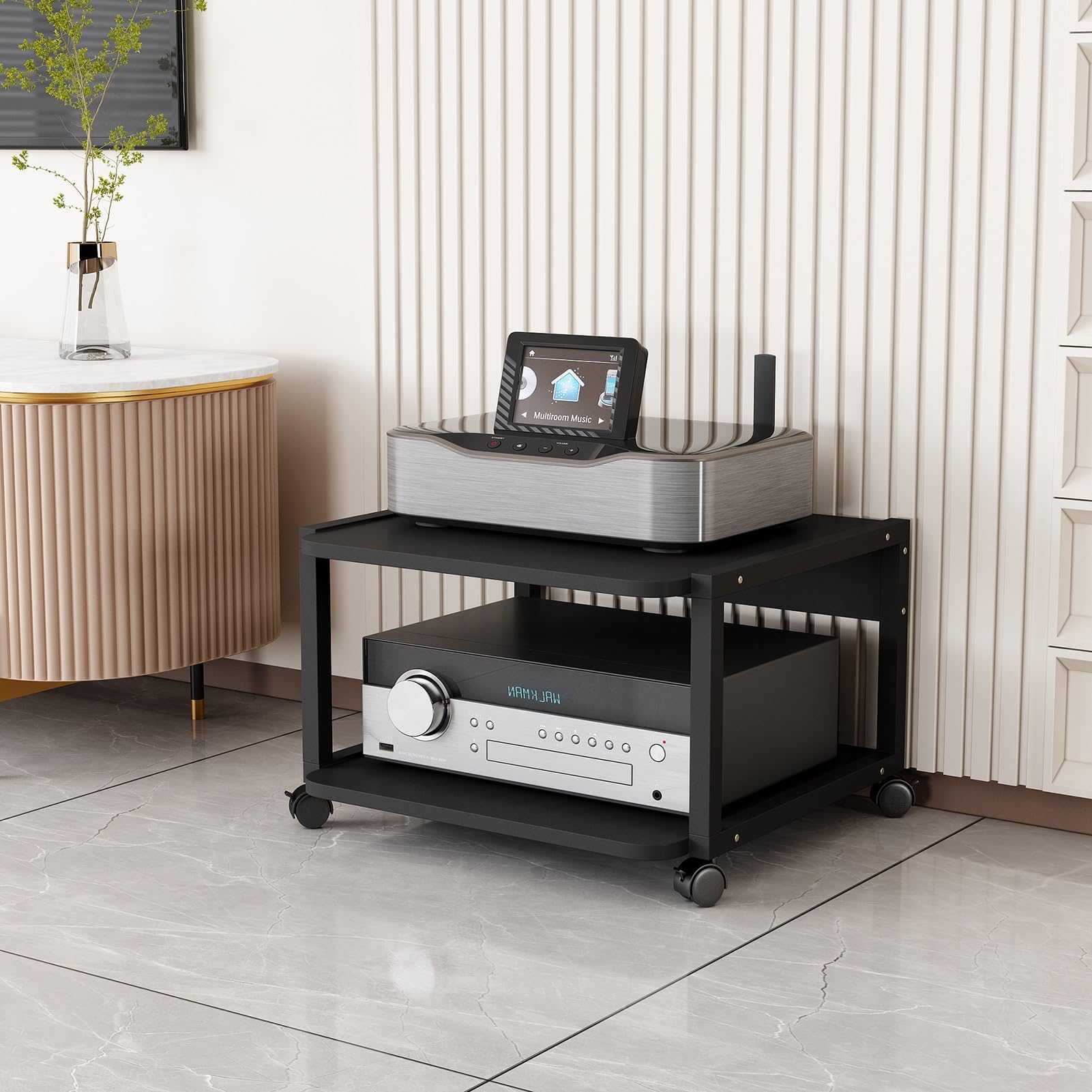 Meuble d'angle multimédia pour optimiser votre coin cinéma à la maison