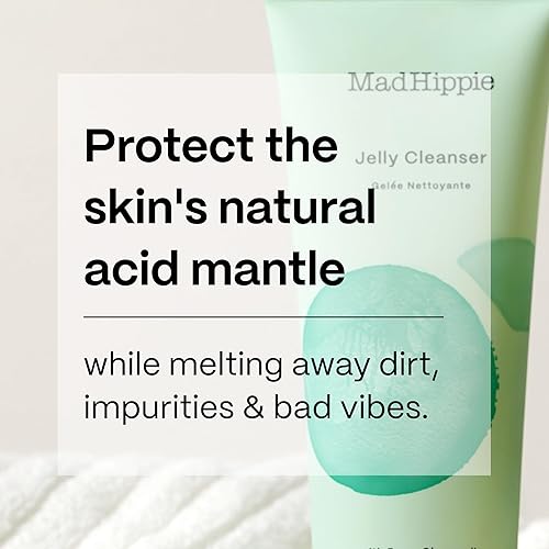 Miniatura 4 de Mad Hippie Jelly Cleanser  Gel facial hidratante de gelatina a leche para mujereshombres con rosa, manzanilla y ácido hialurónico, 4 onzas líquidas