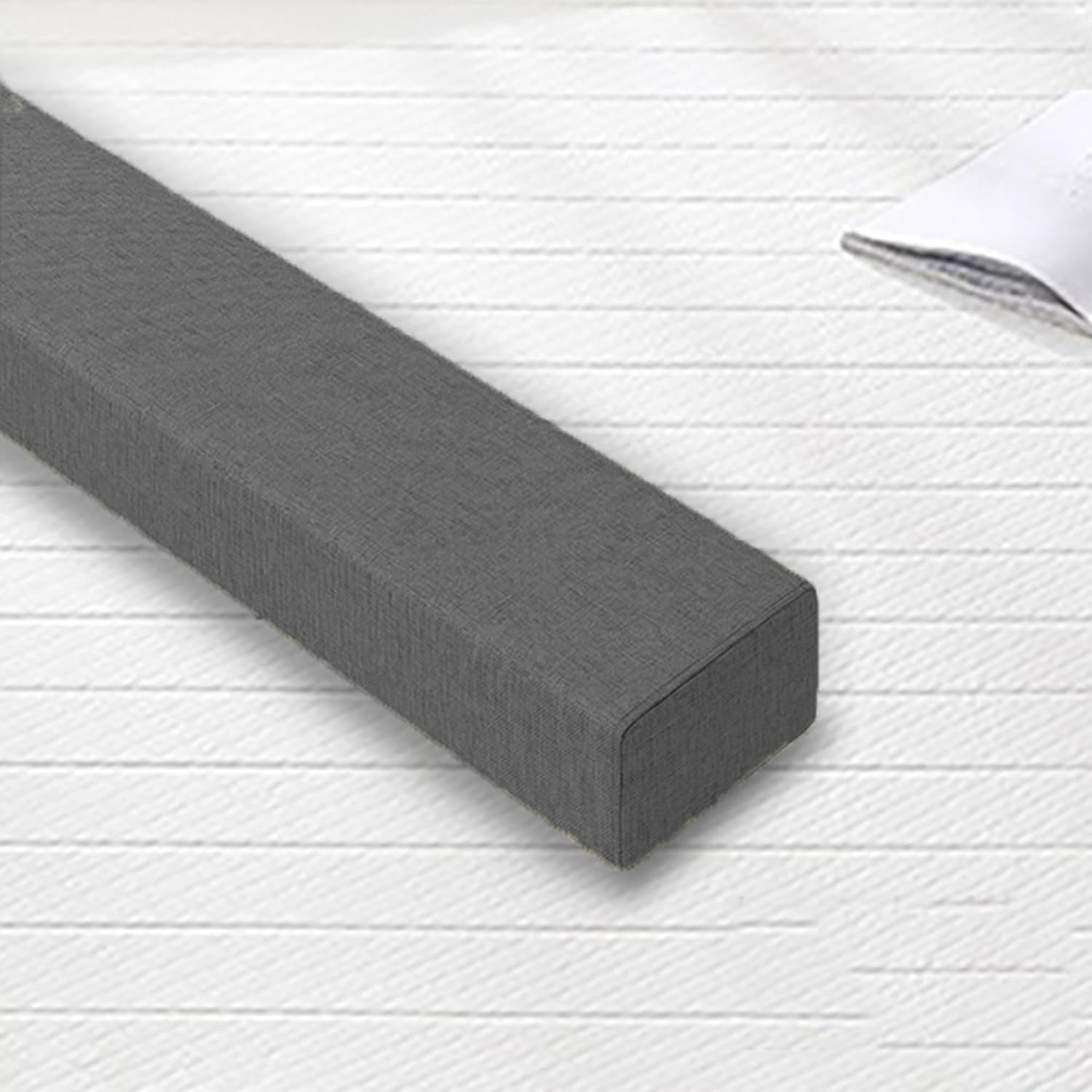 Custom Size Bed Gap Filler Bed Bridge, Bed Guard Bed Extender Headboard Cushion for Sofa Single/Double/King Bed, Mattress Gap Armrest Cushion, Removable,87 * 8 * 1inch,Beige
