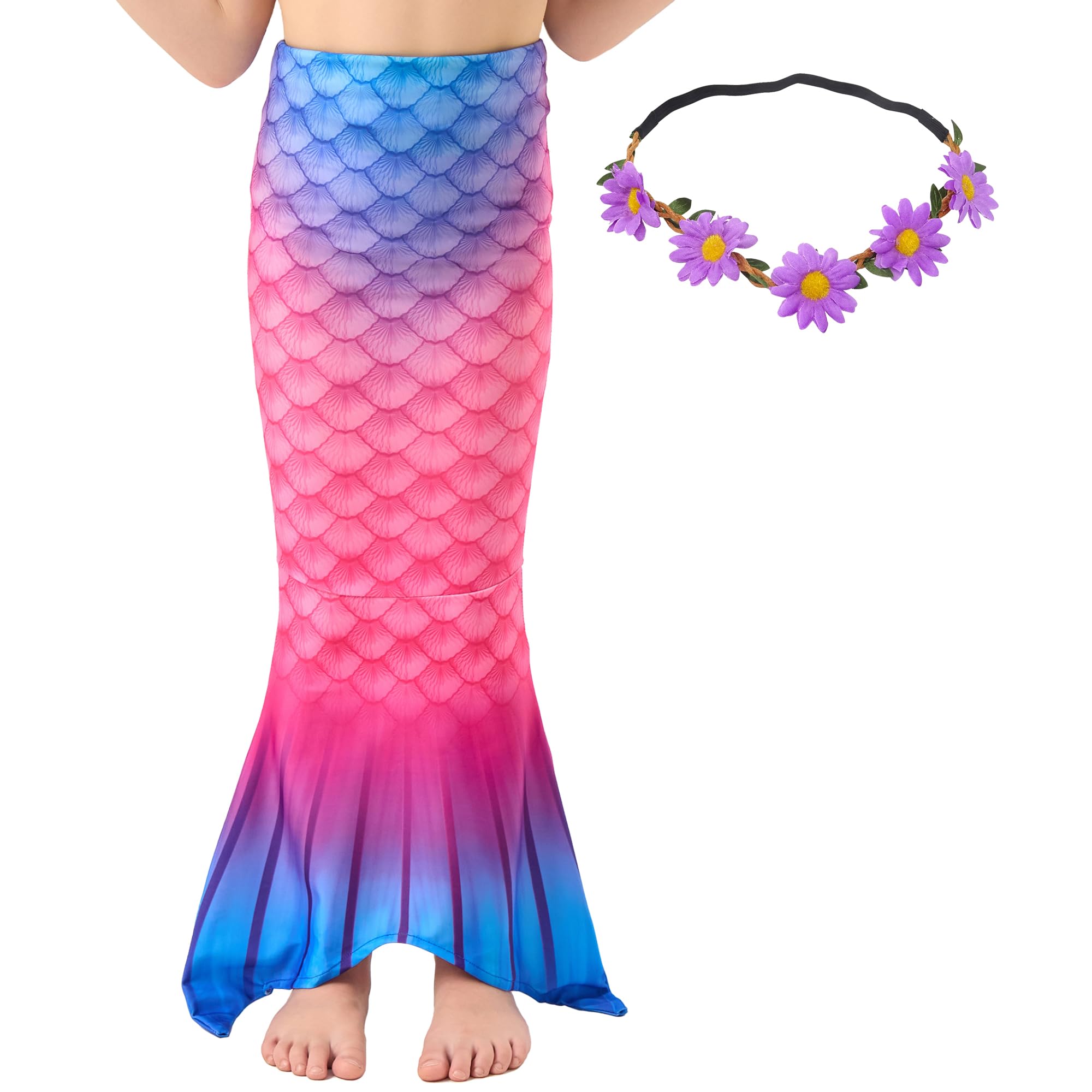 Mermaid Tail for Party Favor Mermaid Tails for Girls Dress up for Birthday Party Gifts Kids 3-10 Years