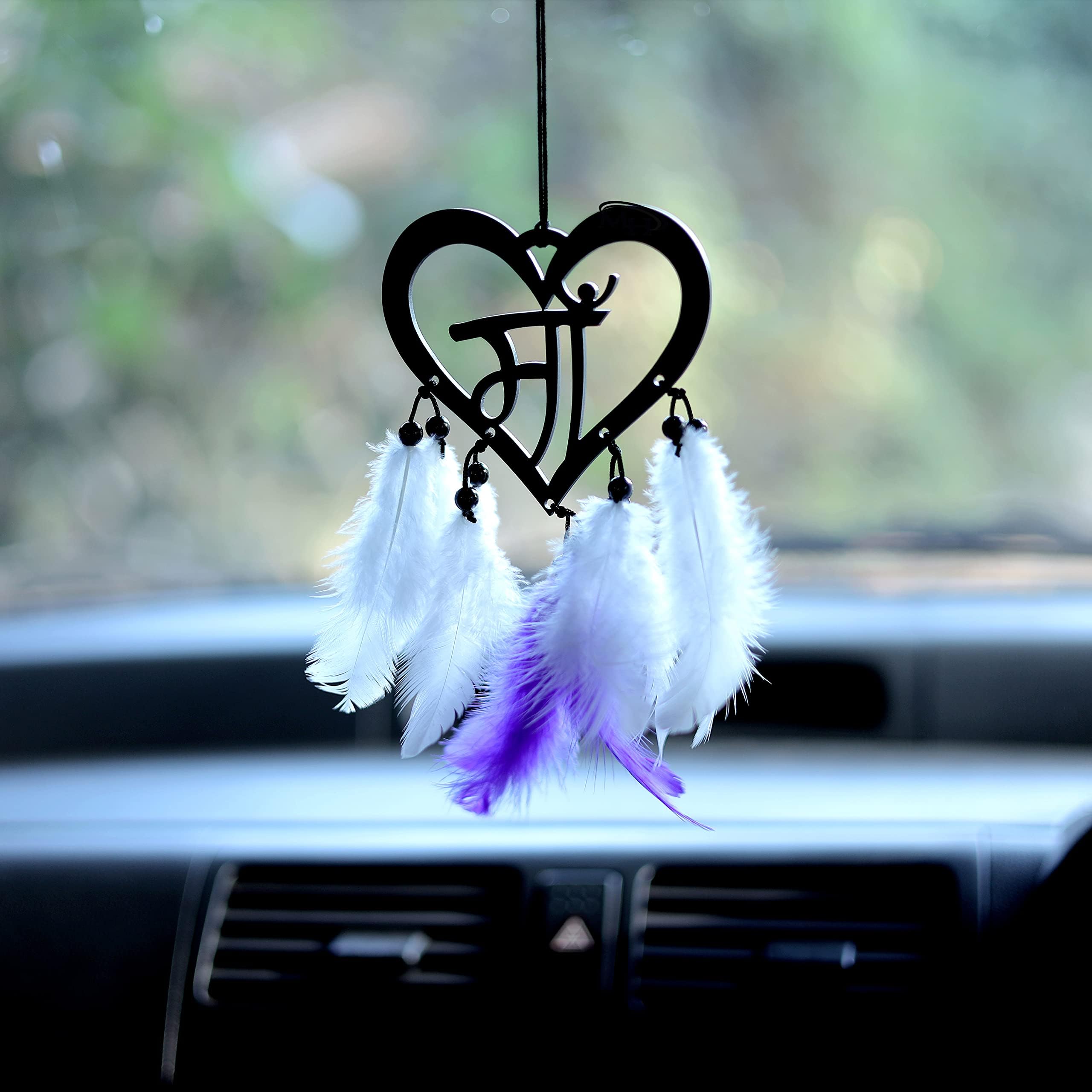 MH VILLA Maa car Hanging, Dream Catcher for car