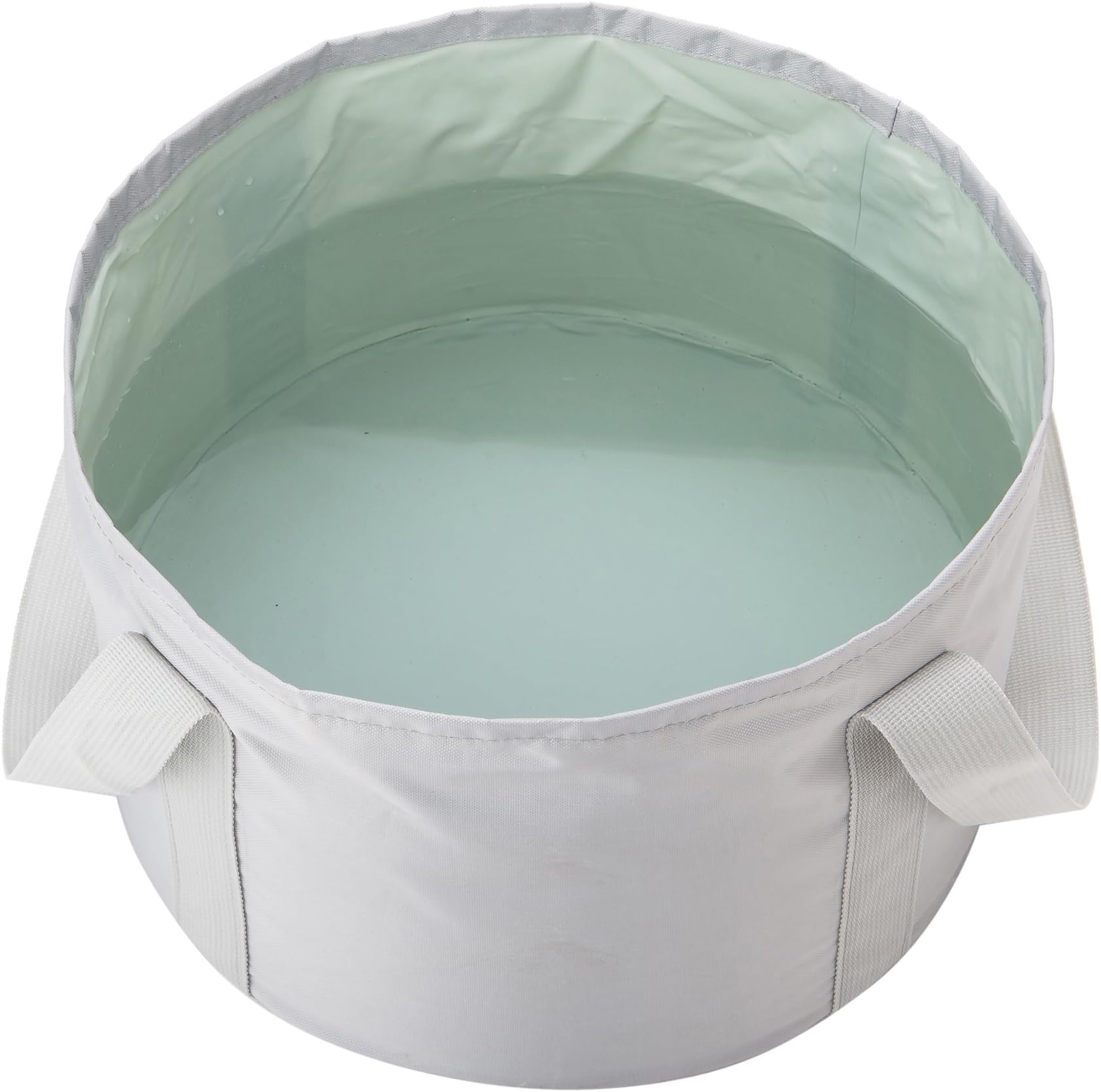 Outdoor Compact Collapsible Bucket Camping Water Container with Oxford Cloth Portable Folding for Hiking Travelling Fishing Washing and Boating 17L/4.5 gal