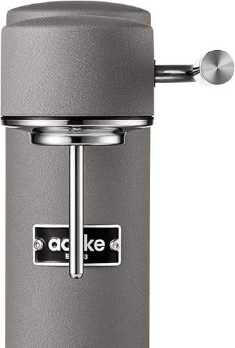 Miniatura 5 de Aarke Carbonator lll, Máquina de agua con gas y carbonatación, acero inoxidable con botella reutilizable PET sin BPA, volumen 1L34 fl oz (gris mate)